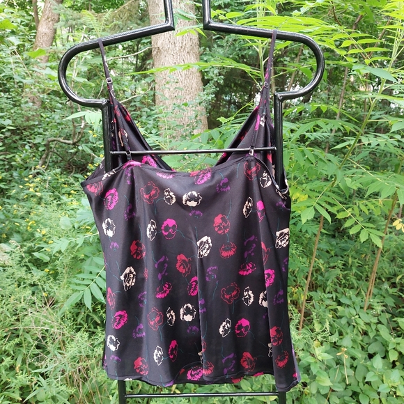 Banana Republic 100% Silk Floral Tank Sm - Picture 2 of 7